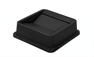 Black Lid for 23 Gal. Square Container
